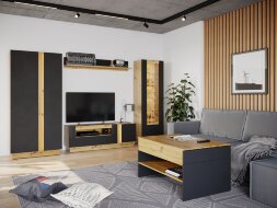 Шкаф 2х дверный Modo (Модо), черный