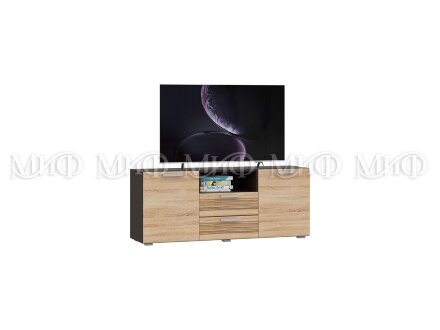 Тумба ТВ с двумя дверями и ящиками ТБ-006 Асти  
